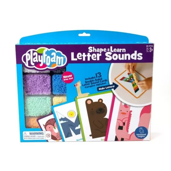 Spuma de modelat Playfoam - Invatam alfabetul Spuma de modelat Playfoam - Invatam alfabetul