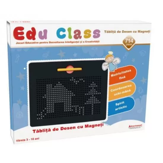 Tablita de desen cu magneti - 714 piese Tablita de desen cu magneti - 714 piese