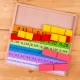 Joc educativ - Tablita din lemn cu fractii Joc educativ - Tablita din lemn cu fractii