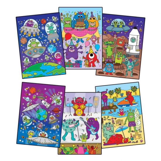 Carte de colorat Water Magic - Monstruleti si extraterestrii Carte de colorat Water Magic - Monstruleti si extraterestrii