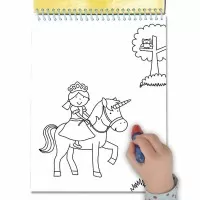 Carte de colorat Water Magic Unicorni