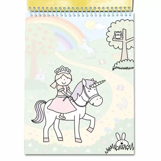 Carte de colorat Water Magic Unicorni Carte de colorat Water Magic Unicorni