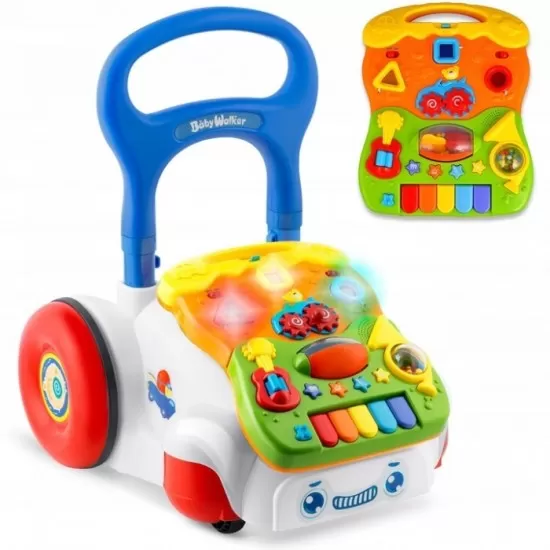 Antemergator 2 in 1 cu diverse activitati si muzica Ricokids RK-744 - Alb Antemergator 2 in 1 cu diverse activitati si muzica Ricokids RK-744 - Alb