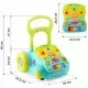 Antemergator 2 in 1 cu diverse activitati si muzica Ricokids RK-744 - Turcoaz