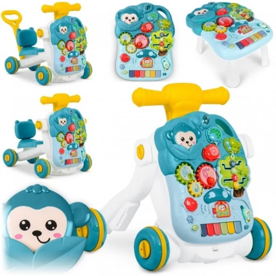 Antemergator 4 in 1 cu diverse activitati si sunete Ricokids 781500 - Albastru Antemergator 4 in 1 cu diverse activitati si sunete Ricokids 781500 - Albastru