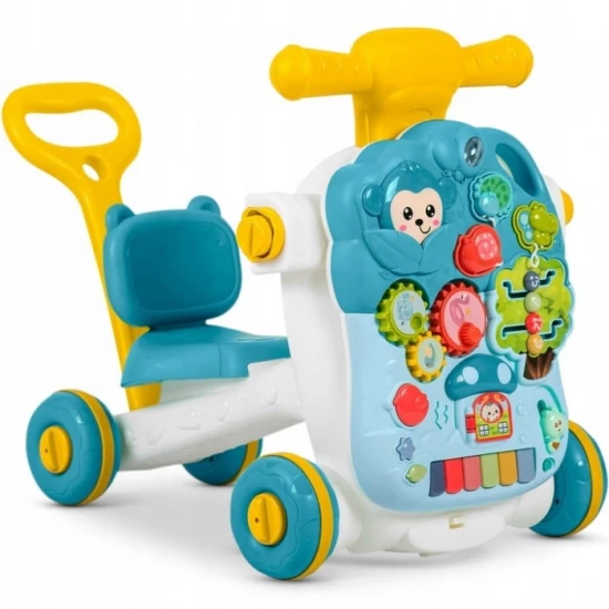 Antemergator 4 in 1 cu diverse activitati si sunete Ricokids 781500 - Albastru Antemergator 4 in 1 cu diverse activitati si sunete Ricokids 781500 - Albastru
