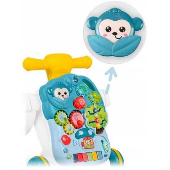 Antemergator 4 in 1 cu diverse activitati si sunete Ricokids 781500 - Albastru Antemergator 4 in 1 cu diverse activitati si sunete Ricokids 781500 - Albastru