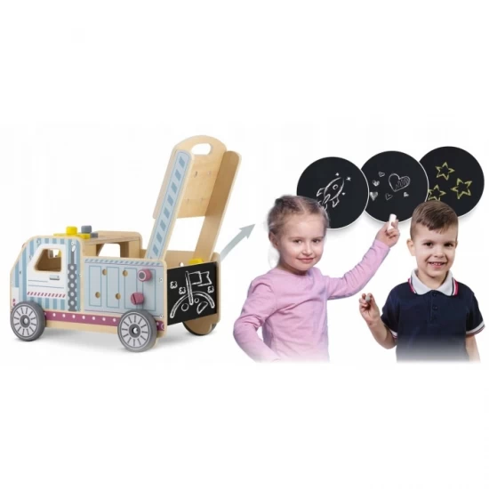 Antemergator din lemn tip atelier si diverse activitati, 40 x 28 x 43 cm, Ricokids Antemergator din lemn tip atelier si diverse activitati, 40 x 28 x 43 cm, Ricokids