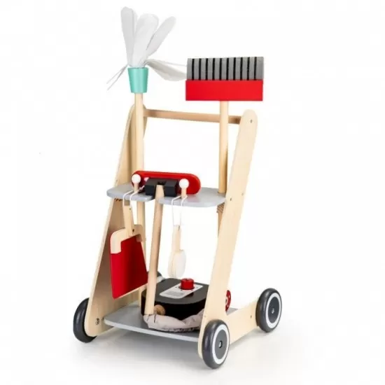 Set de joaca cu aspirator si accesorii pentru curatenie Ecotoys Set de joaca cu aspirator si accesorii pentru curatenie Ecotoys