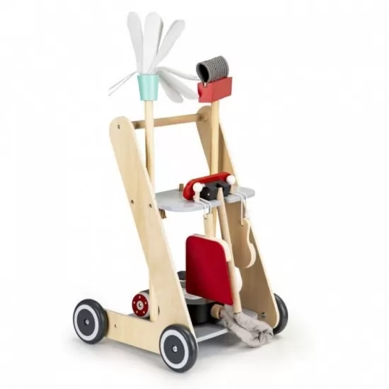 Set de joaca cu aspirator si accesorii pentru curatenie Ecotoys Set de joaca cu aspirator si accesorii pentru curatenie Ecotoys