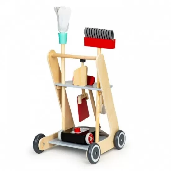 Set de joaca cu aspirator si accesorii pentru curatenie Ecotoys Set de joaca cu aspirator si accesorii pentru curatenie Ecotoys
