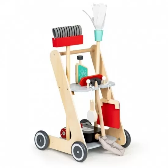 Set de joaca cu aspirator si accesorii pentru curatenie Ecotoys Set de joaca cu aspirator si accesorii pentru curatenie Ecotoys
