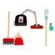 Set de joaca cu aspirator si accesorii pentru curatenie Ecotoys Set de joaca cu aspirator si accesorii pentru curatenie Ecotoys
