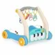 Antemergator educational 2 in 1 cu salteluta de joaca Huanger HE0637 albastru Antemergator educational 2 in 1 cu salteluta de joaca Huanger HE0637 albastru