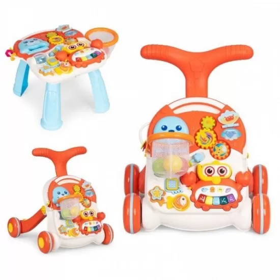 Antemergator educational 2 in 1 Huanger HE0829 - Alb cu rosu Antemergator educational 2 in 1 Huanger HE0829 - Alb cu rosu