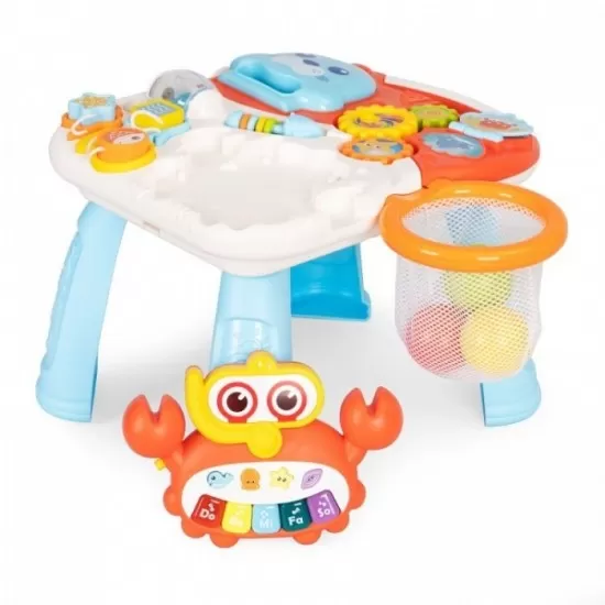 Antemergator educational 2 in 1 Huanger HE0829 - Alb cu rosu Antemergator educational 2 in 1 Huanger HE0829 - Alb cu rosu