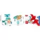 Antemergator educational 2 in 1 Ricokids RK-810 Alb cu albastru Antemergator educational 2 in 1 Ricokids RK-810 Alb cu albastru