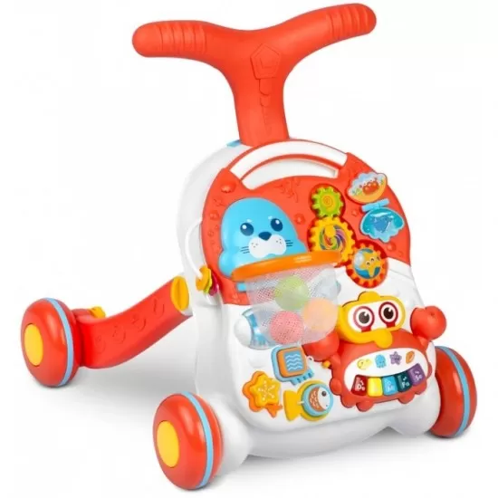 Antemergator educational 2 in 1 Ricokids RK-810 Alb cu rosu Antemergator educational 2 in 1 Ricokids RK-810 Alb cu rosu