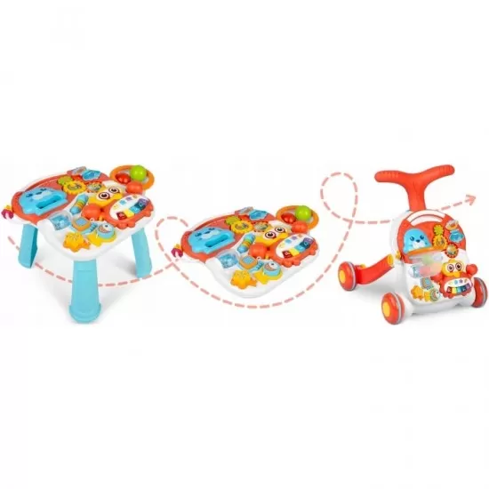 Antemergator educational 2 in 1 Ricokids RK-810 Alb cu rosu Antemergator educational 2 in 1 Ricokids RK-810 Alb cu rosu