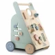 Antemergator educational din lemn cu diverse activitati, 33 x 33 x 50 cm, Nukido Antemergator educational din lemn cu diverse activitati, 33 x 33 x 50 cm, Nukido