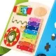Antemergator educational din lemn cu tambal si blocuri Ecotoys TL00011 Antemergator educational din lemn cu tambal si blocuri Ecotoys TL00011