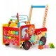 Antemergator educativ Pompieri Ecotoys HM013238, blocuri, labirint, multicolor