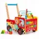 Antemergator educativ Pompieri Ecotoys HM013238, blocuri, labirint, multicolor