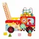 Antemergator educativ Pompieri Ecotoys HM013238, blocuri, labirint, multicolor