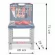 Atelier de lucru 2 in 1 cu unelte pentru copii Ricokids 772400 - Albastru Atelier de lucru 2 in 1 cu unelte pentru copii Ricokids 772400 - Albastru