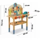 Atelier de lucru din lemn cu accesorii incluse, 60 x 30 x 75.5 cm, Ricokids Atelier de lucru din lemn cu accesorii incluse, 60 x 30 x 75.5 cm, Ricokids