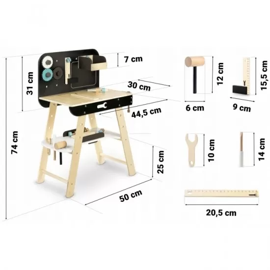 Atelier de lucru din lemn pentru copii Ricokids RC-761 Atelier de lucru din lemn pentru copii Ricokids RC-761