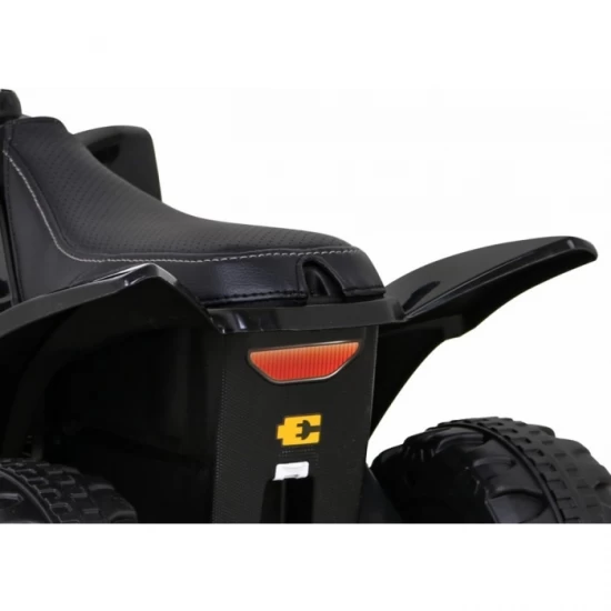 ATV electric Honda 250X TRX, roti din plastic, scaun tapitat, 64x38x43 cm, putere 30W - Negru ATV electric Honda 250X TRX, roti din plastic, scaun tapitat, 64x38x43 cm, putere 30W - Negru