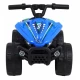 ATV electric Little Monster TR1805, roti si scaun din plastic, 70x38.5x42 cm, putere 25W - Albastru ATV electric Little Monster TR1805, roti si scaun din plastic, 70x38.5x42 cm, putere 25W - Albastru