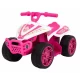 ATV electric Little Monster TR1805, roti si scaun din plastic, 70x38.5x42 cm, putere 25W - Roz ATV electric Little Monster TR1805, roti si scaun din plastic, 70x38.5x42 cm, putere 25W - Roz
