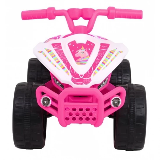 ATV electric Little Monster TR1805, roti si scaun din plastic, 70x38.5x42 cm, putere 25W - Roz ATV electric Little Monster TR1805, roti si scaun din plastic, 70x38.5x42 cm, putere 25W - Roz