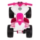 ATV electric Little Monster TR1805, roti si scaun din plastic, 70x38.5x42 cm, putere 25W - Roz ATV electric Little Monster TR1805, roti si scaun din plastic, 70x38.5x42 cm, putere 25W - Roz