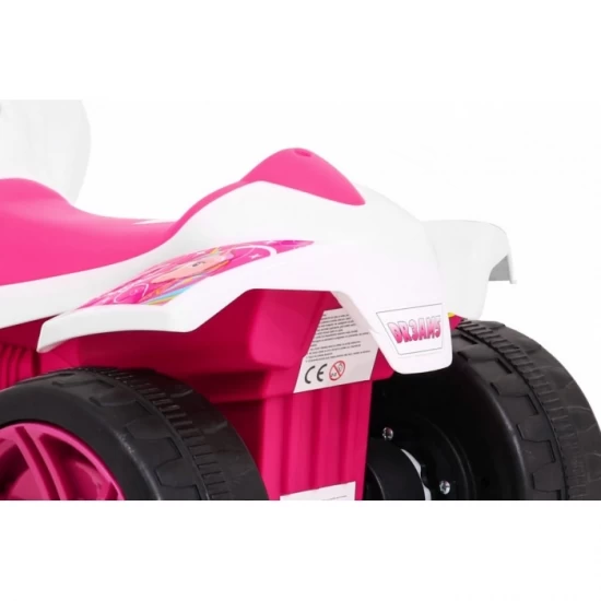 ATV electric Little Monster TR1805, roti si scaun din plastic, 70x38.5x42 cm, putere 25W - Roz ATV electric Little Monster TR1805, roti si scaun din plastic, 70x38.5x42 cm, putere 25W - Roz