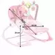 Balansoar 3 in 1 cu vibratii Ricokids 7303 Roz Balansoar 3 in 1 cu vibratii Ricokids 7303 Roz
