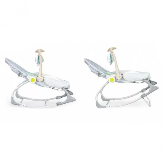 Balansoar 3 in 1 cu vibratii si melodii Ecotoys - Elefant