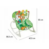 Balansoar cu vibratii 3 in 1 Ecotoys 8616 - Jungla