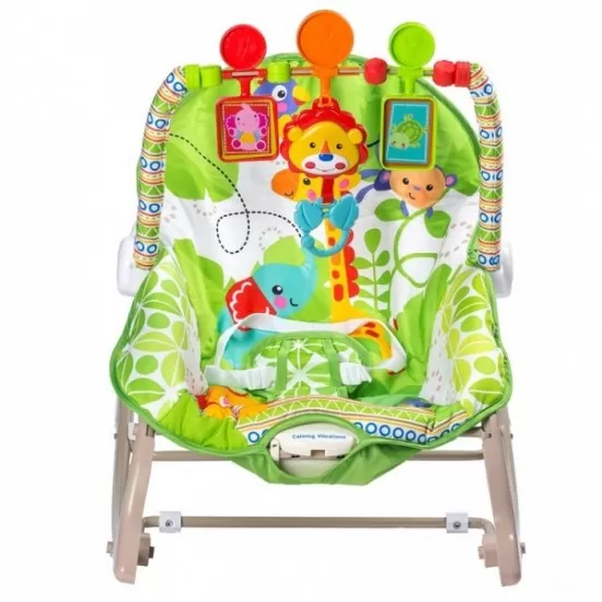 Balansoar cu vibratii 3 in 1 Ecotoys 8616 - Jungla Balansoar cu vibratii 3 in 1 Ecotoys 8616 - Jungla