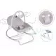 Balansoar cu vibratii Ricokids 7308 - Gri Balansoar cu vibratii Ricokids 7308 - Gri