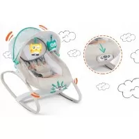 Balansoar cu vibratii si muzica Ricokids 7320 - Gri