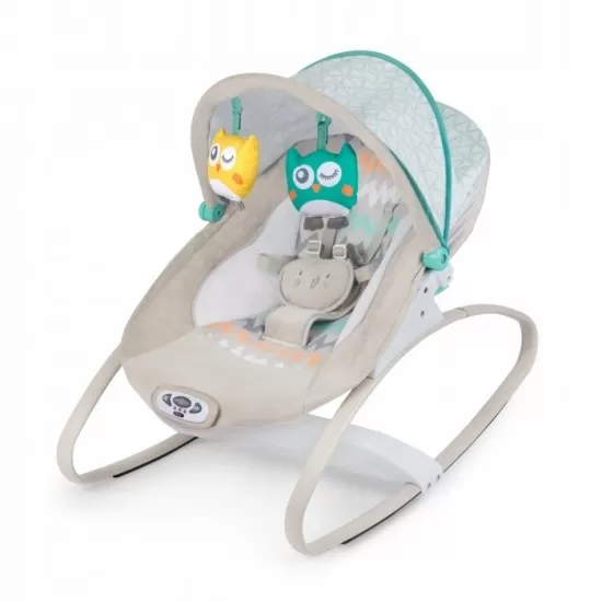 Balansoar cu vibratii si muzica Ricokids 7320 - Gri Balansoar cu vibratii si muzica Ricokids 7320 - Gri