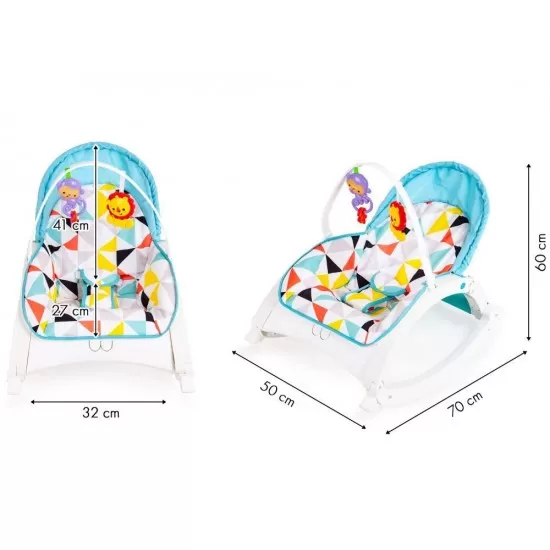 Balansoar Ecotoys Albastru Balansoar Ecotoys Albastru