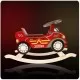 Balansoar masina de pompieri din lemn Ricokids 785001 Balansoar masina de pompieri din lemn Ricokids 785001