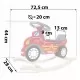 Balansoar masina de pompieri din lemn Ricokids 785001 Balansoar masina de pompieri din lemn Ricokids 785001