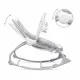 Balansoar multifunctional cu sunete si jucarii Kidwell Pino - Gri