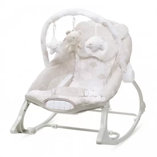 Balansoar multifunctional cu sunete si jucarii Kidwell Pino - Bej