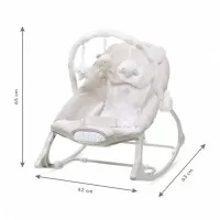 Balansoar multifunctional cu sunete si jucarii Kidwell Pino - Bej